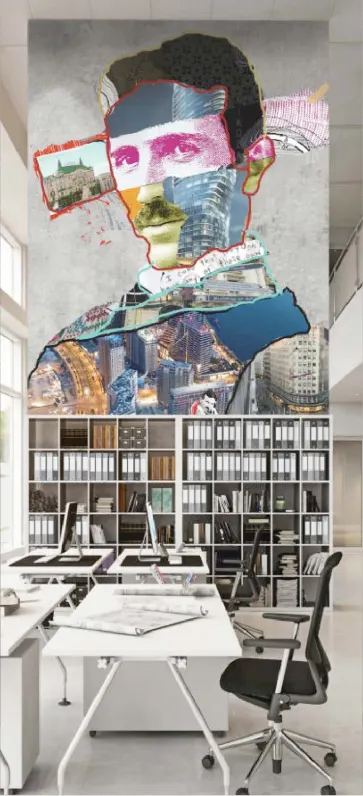 Avanguard interior mural